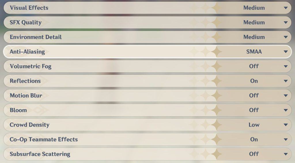 Best Genshin Impact Settings Comprehensive Guide 2021