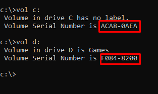 How to find out the serial number of your hard drives.