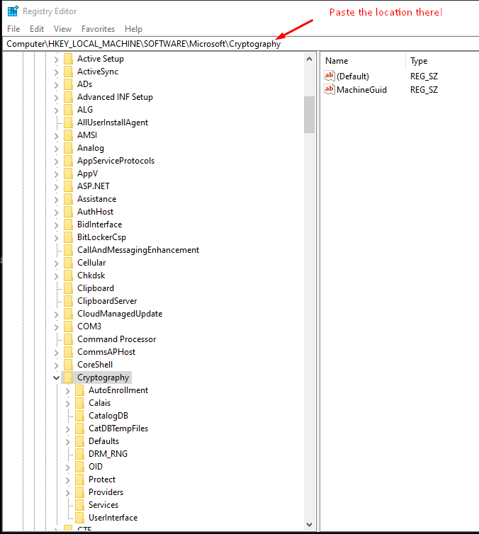 Location of some hardware ids you need to change.